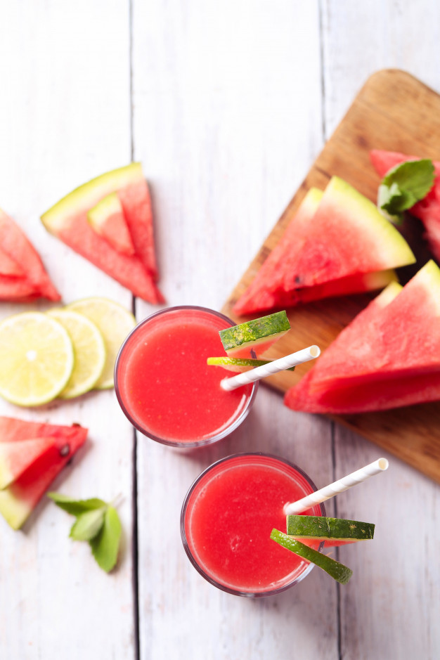 Freepik - Watermelon smoothie Free Photo [JPEG] - Pikdone