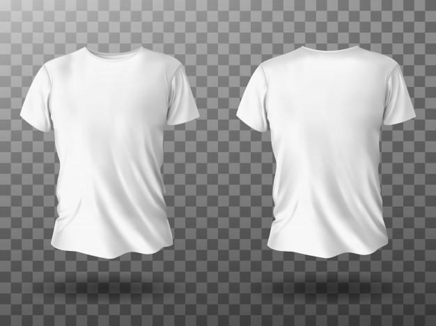 Download Freepik - White t-shirt mockup, t shirt with short sleeves Free Vector AI - EPS - Pikdone